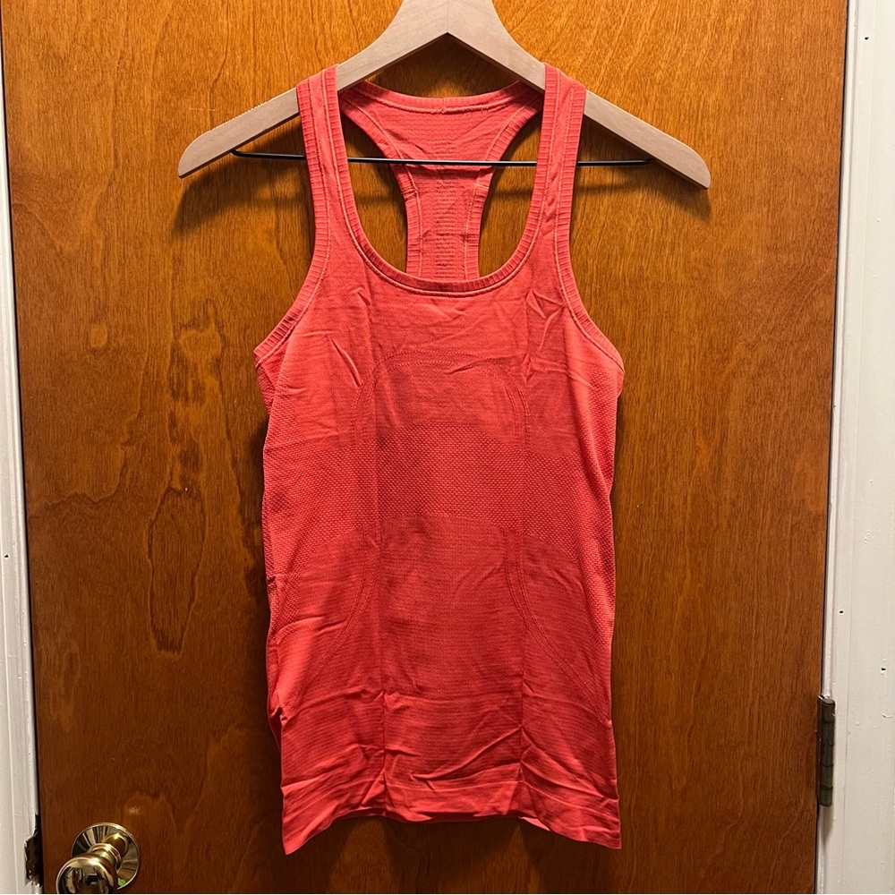 NWOT Lululemon Red Swiftly Tech Tank Top